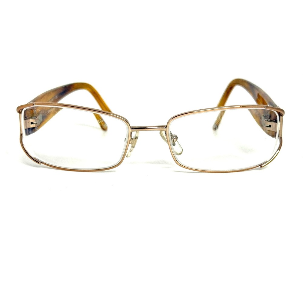 Versace MOD 1179 1052 Gold Tortoise Semi Rimless Eyeglasses 50-17-130 LH6647
